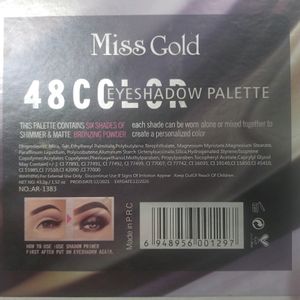 Miss Gold 48 Color Eyeshadow Palette