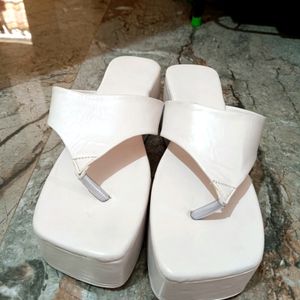 White Platform Sandal