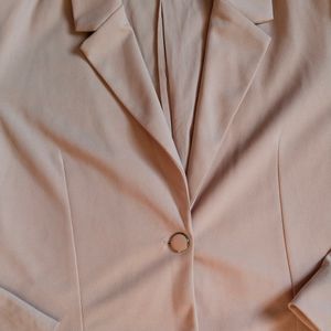 Baby Pink Cropped Blazer