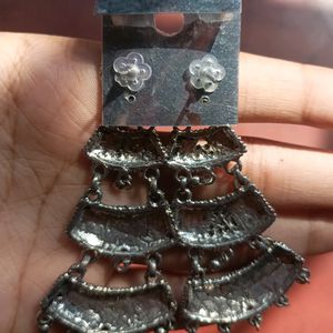 Oxidized Jhumka 🌼