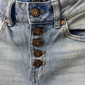 Sincerely Jules Faded Button Fly Denim