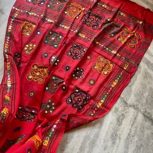 Thread Pattern Work Dupatta