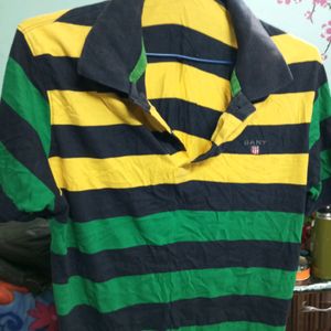 🟡Yellow Green🟢 Strips T-shirt