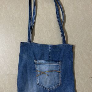 Forca Denim Tote Bag