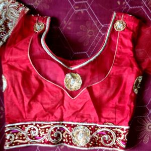 Free Necklace Set Bridal Lehenga