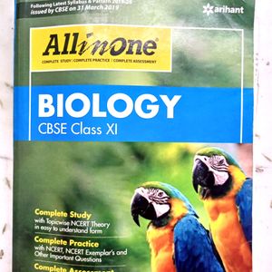 Arihant CBSE Biology Book, Class 11, Good Condition