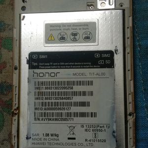 honor mobile good condition... just battery dead.