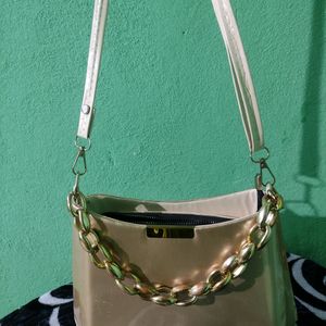 Golden Shiny Bag