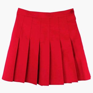 Korean Red Mini Skirt