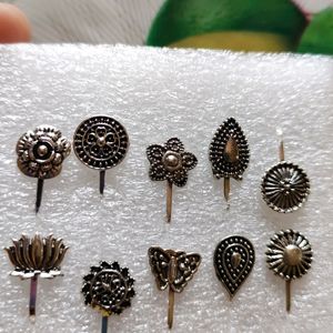 Beautiful 🤍🤍Silver Nose pin 😍😍