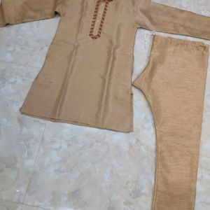 Kurta Payjama Set For Kids❤️ Golden