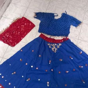 💙Blue Chaniya Choli ✨