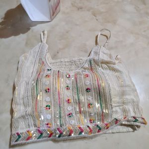 Bollywood Styled Top With Shrug