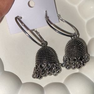 Oxidised Jhumka