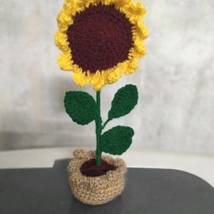 Handmade Crochet Sunflower 🌻