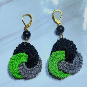 Crochet Twisting Earrings