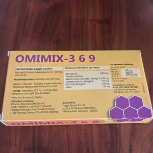 Omimix 369 Flax Seed Oil 1000gm