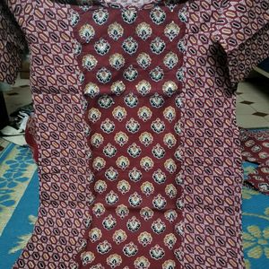 Cotton Ajrakh Kurti