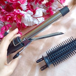 NIRVANI Hair Curler 471B With Brush