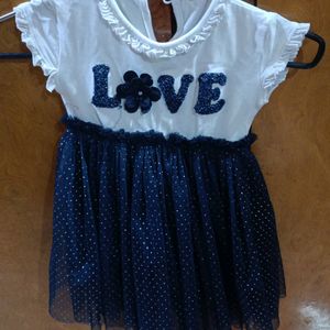 Net Frock For Baby Girl 1 Or 1.½ Year Old