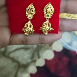 One Gram Gold Plated Earrings Combo