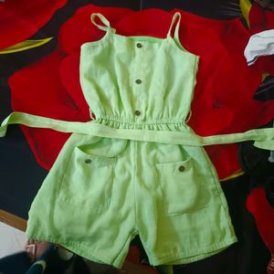 Green Jumpsuit For 3 To 5 Year