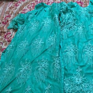 Dual Kurta Suit Salwar Set With Dupatta