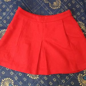 Red Mini Skirt