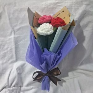 Crochet Rose Bouquet💐🌹