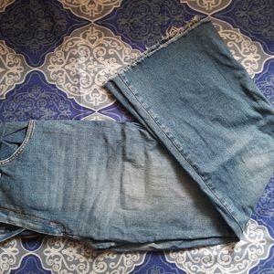 Blue Jeans Flared For Women