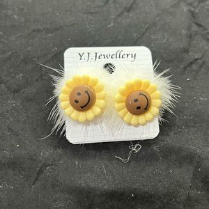 Sunflowers Earrings For Kids