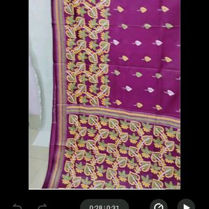 Exclusive kanthastitched Saree