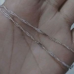 Silver Chain With Pendant