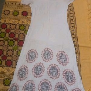 White  Umbrella Kurti