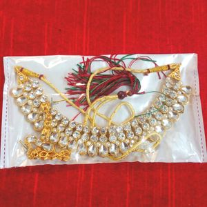 Kundan Stone Jewellery Set