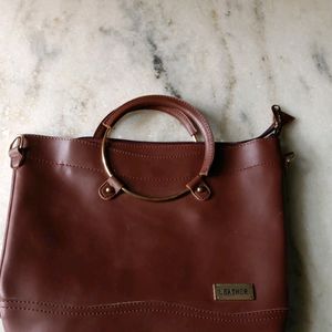 A Brown Colored Handbag