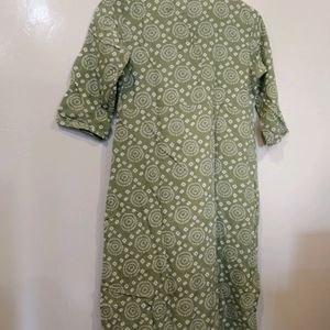 Zudio Green Kurta(Women)