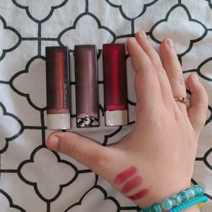 Set Of 3 - Maybelline New York lipsticks💄💄💄✨✨