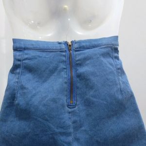 Denim Mini Skirt