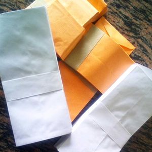 Envelope ( Golden/White )