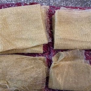 Net Cloth Golden Colour