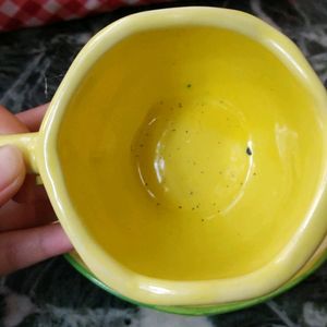 Yellow Spring Ceramic Cup