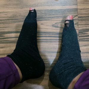 used gym smelly dirty socks torned