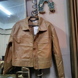 Faux Leather Jacket