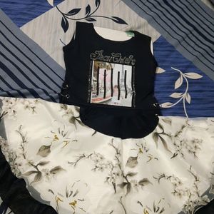 Baby Girls Casual Top Skirt