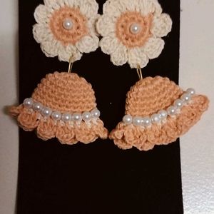 Combo Of 5pairs Crochet Earrings