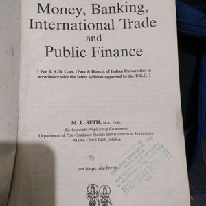 Money Banking International Trade & Public Finance