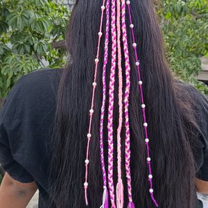 Boho Navratri Hair Accessories