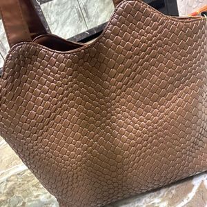 Brown Tote Bag