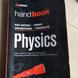 Arihant Physics Handbook For 11th, 12th And JEE